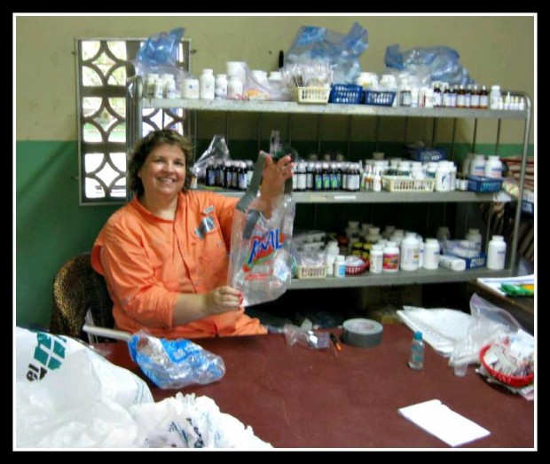 Becky Sorrell of Ritch's Pharmacy in Mountain Brook served as clinic pharmacist.