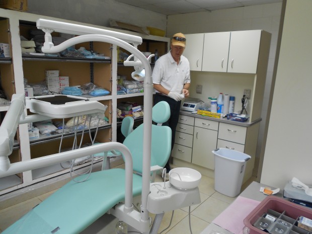 The beautiful new dental clinic in Cienaguita.